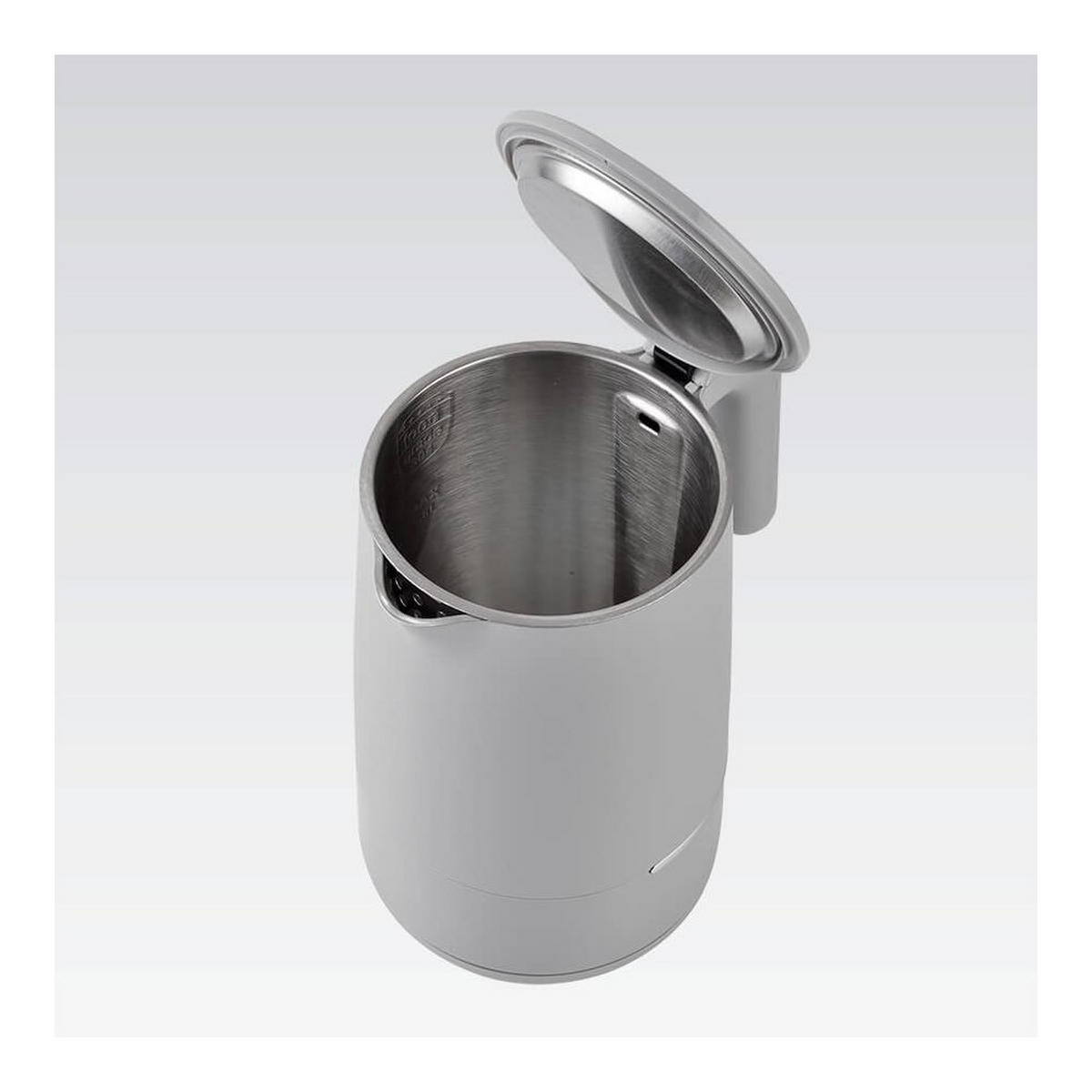 WASSERKOCHER ELEKTRISCH Grau 20.5/20.5/24 cm MR037GREY - Grau, Metall (20.5/24/20.5cm) - Maestro 