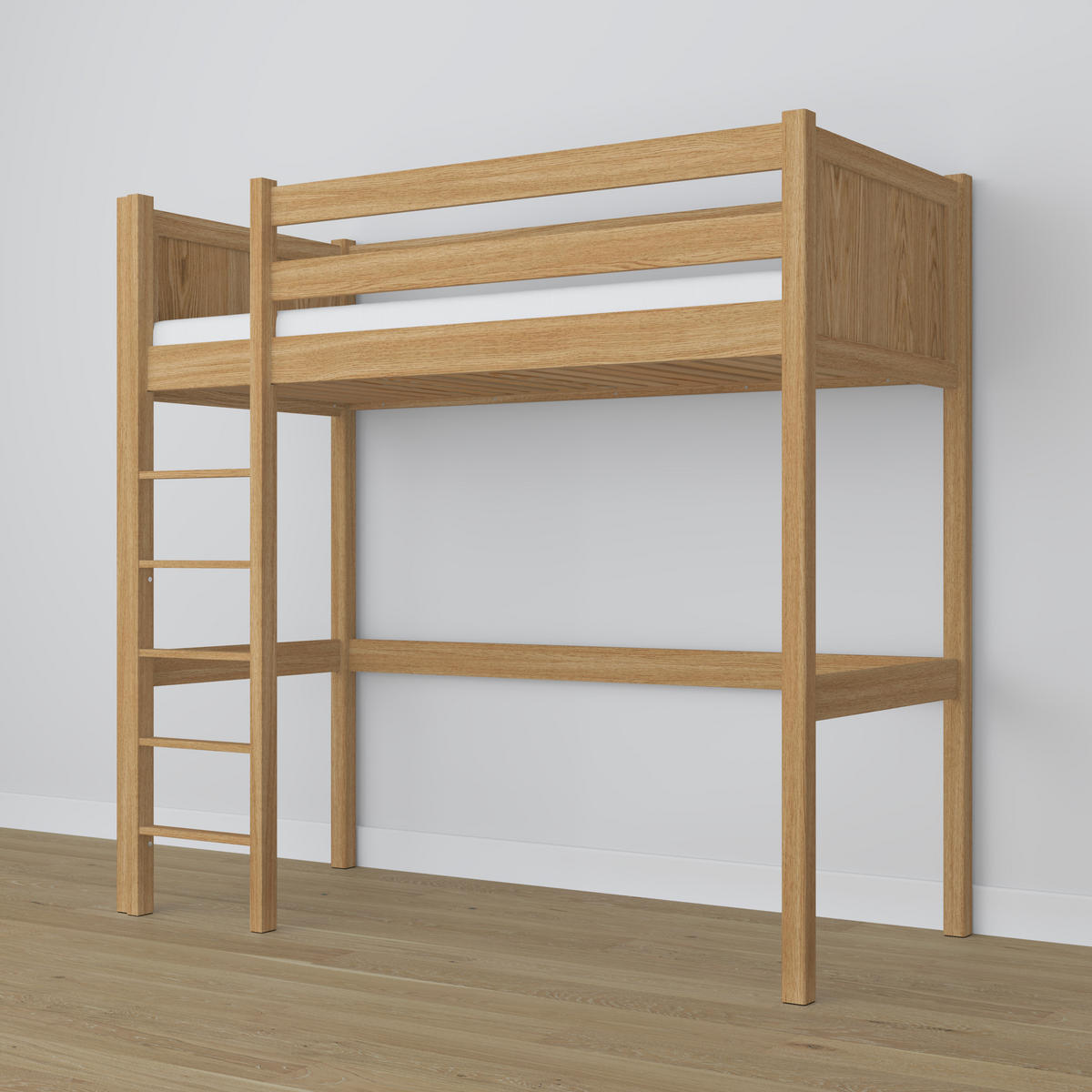 HOCHBETT N06 Eiche Natur 120/200 - Eiche Artisan, Naturmaterialien/Holz (120/200cm) - N-Wood