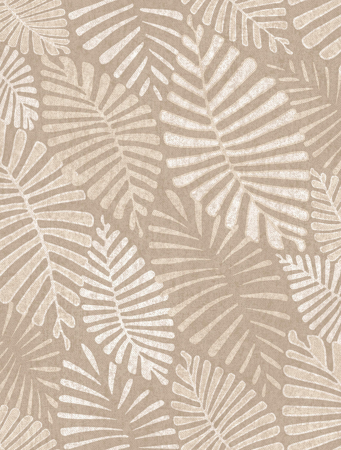 TAPETE Blätter 53 cm x 10 m - Beige, Papier (53/1000cm) - Sanders & Sanders