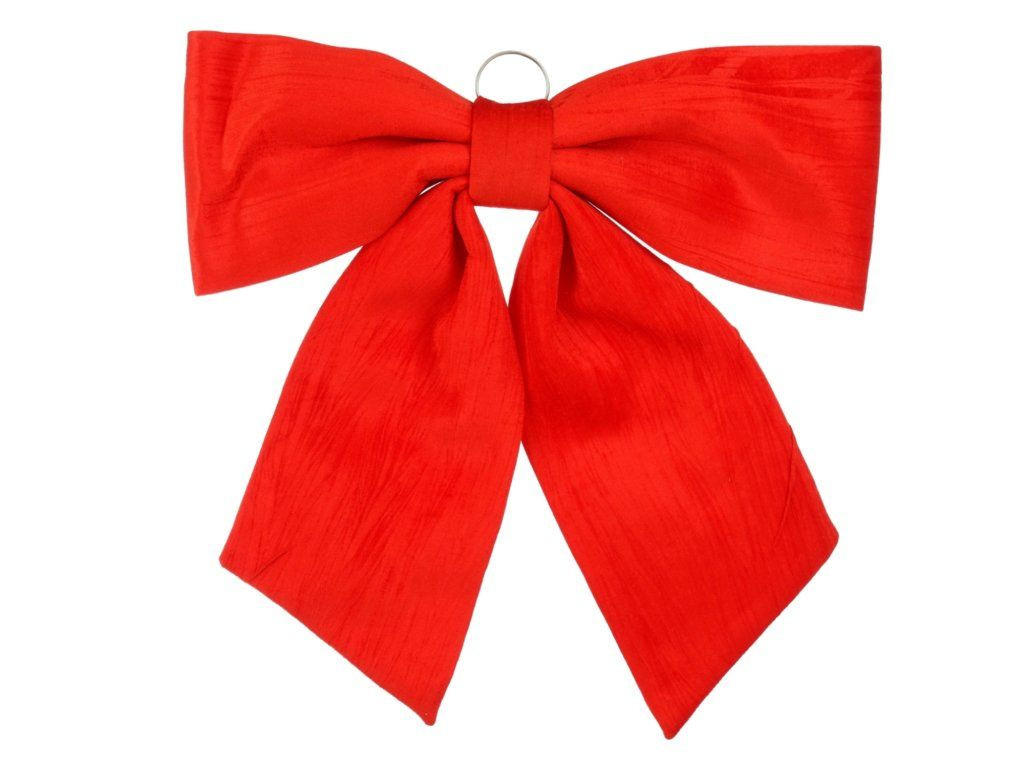 Laalu Weihnachtsschleife Rot 67x72x1 cm
