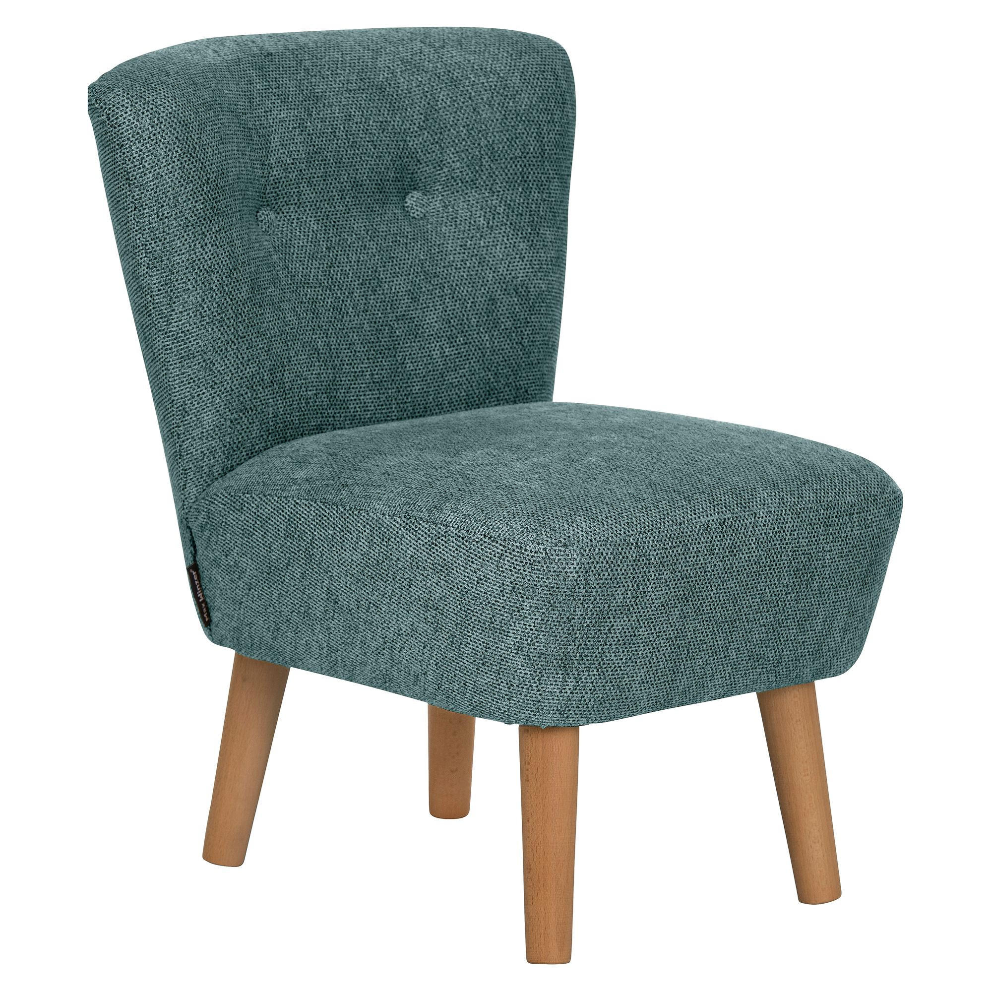 KINDERSESSEL Katya Flachgewebe petrol - Petrol, Kunststoff (41/54/50cm) - 58aufmkessel