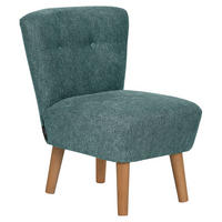 KINDERSESSEL Katya Flachgewebe petrol - Petrol, Kunststoff (41/54/50cm) - 58aufmkessel