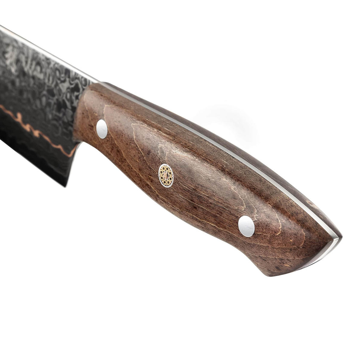 KIRITSUKEMESSER 20 cm - Kupferfarben, Holz/Metall (1cm) - Wakoli