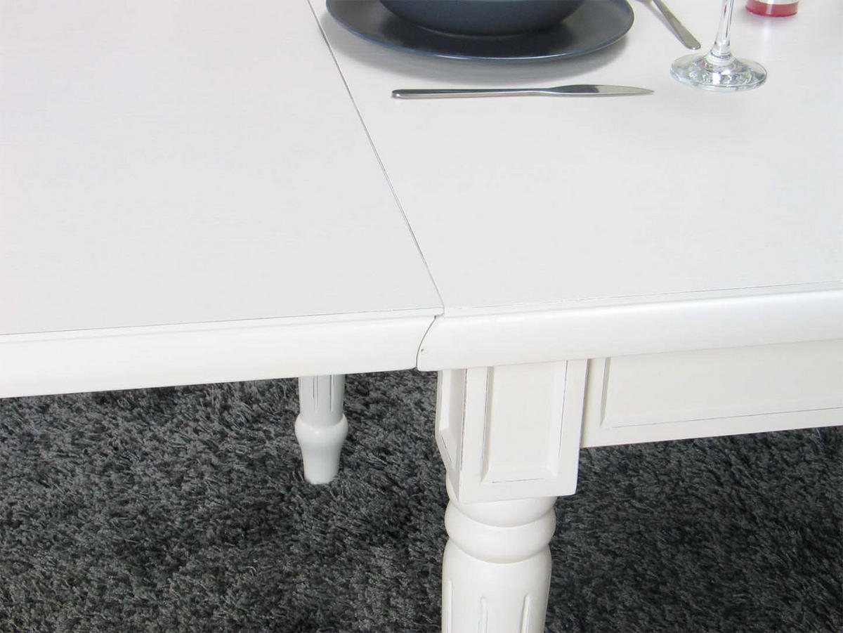 TISCHGRUPPE Weiß - Weiß, Holzwerkstoff (180/75/100cm) - ebuy24