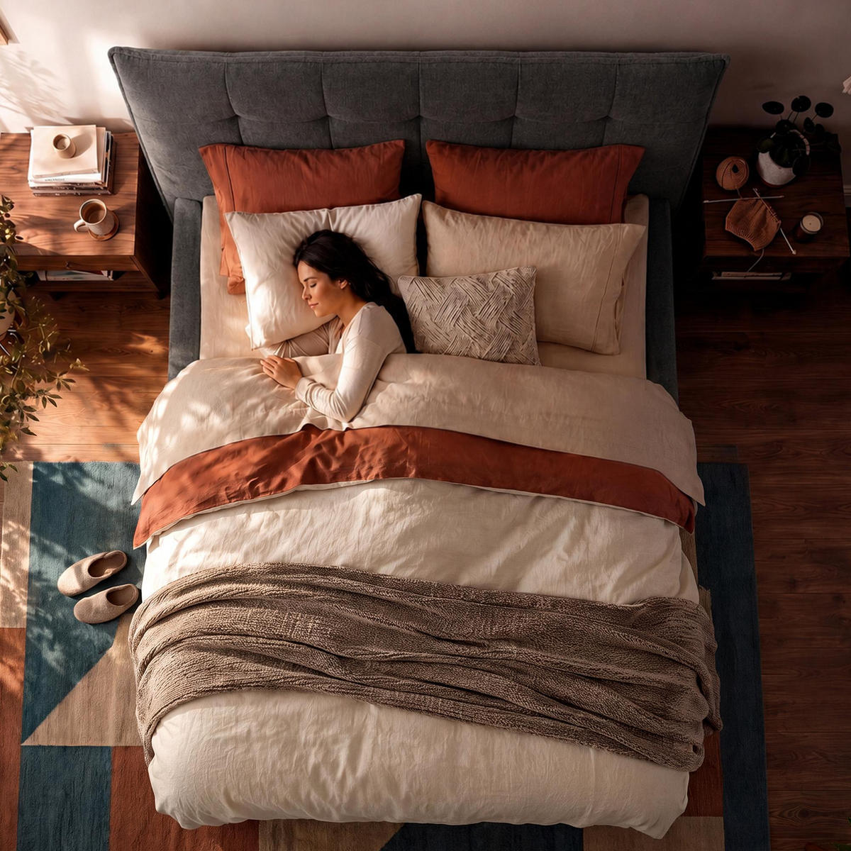POLSTERBETT 180 cm/200 cm cm Stoff Dunkelgrau - Dunkelgrau, Textil (198/220cm) - CLP