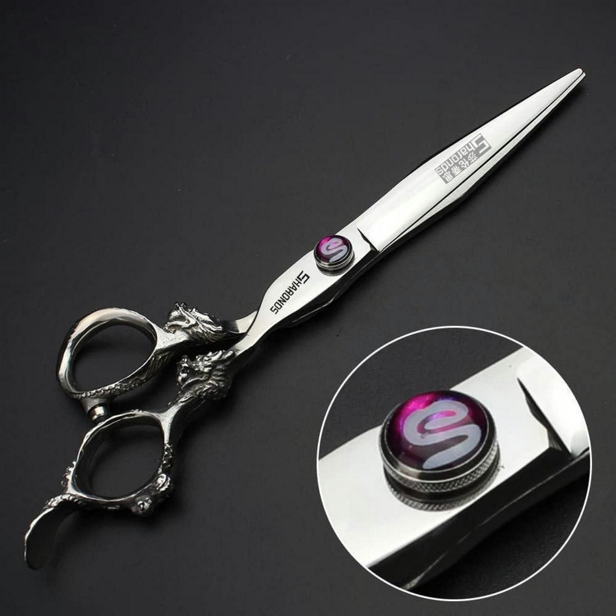 FRISEURSCHEREN Set 4-teilig Edelstahl 16.5 cm - Silberfarben, Metall (6/1/17.7cm)