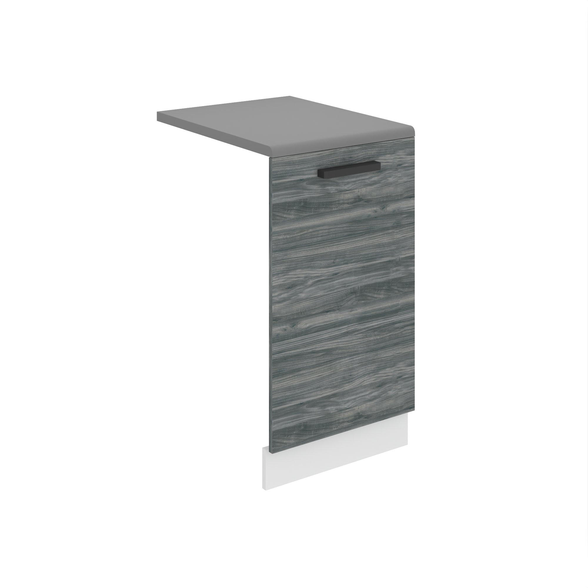 FRONTBLENDE für Geschirrspüler PZ. 45 cm, mit Griff, Glamour Wood - Hellgrau, Holz (45/71.5/1.6cm) - B BELINI GROUP