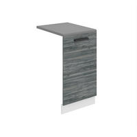 FRONTBLENDE für Geschirrspüler PZ. 45 cm, mit Griff, Glamour Wood - Hellgrau, Holz (45/71.5/1.6cm) - B BELINI GROUP