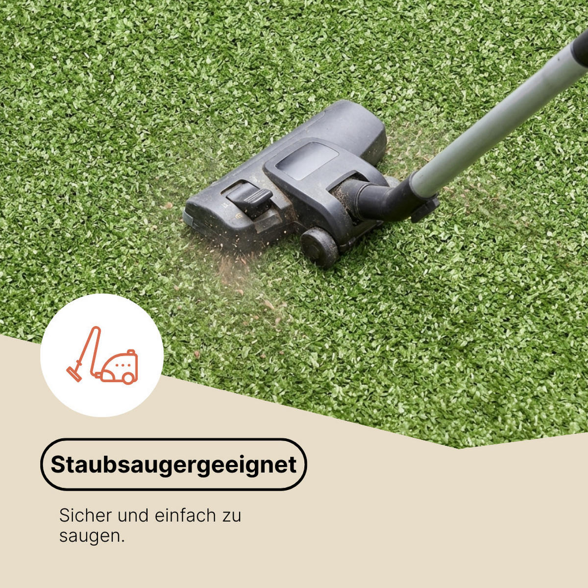 KUNSTRASEN Canyoo 7 mm – Wetterfester Rasenteppich für Balkon & Terrasse 133/450 cm - Grün, Textil (133/450cm) - Tapiso