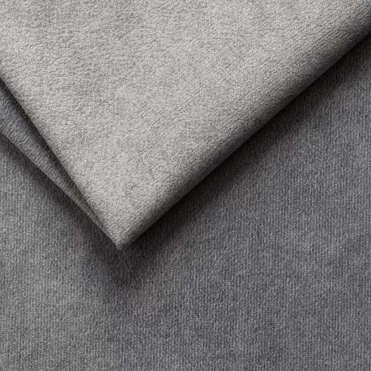 ECKSOFA PLAZA XL U-förmig, modern, mit verstellbarer Kopfstütze, Schlafmöglichkeiten, freistehend, RECHTS 385x177x99 cm Grey - Grau, Holz/Textil (385/177cm) - DomoHome