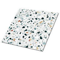 FLIESENAUFKLEBER 9 Stück 30x30 cm selbstklebend Klassischer italienischer Boden - Grau, Textil (30/1.6/30cm) - TULUP