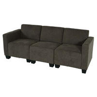 3-SITZER SOFA Braun - Braun, Textil (193/76/72cm) - MCW