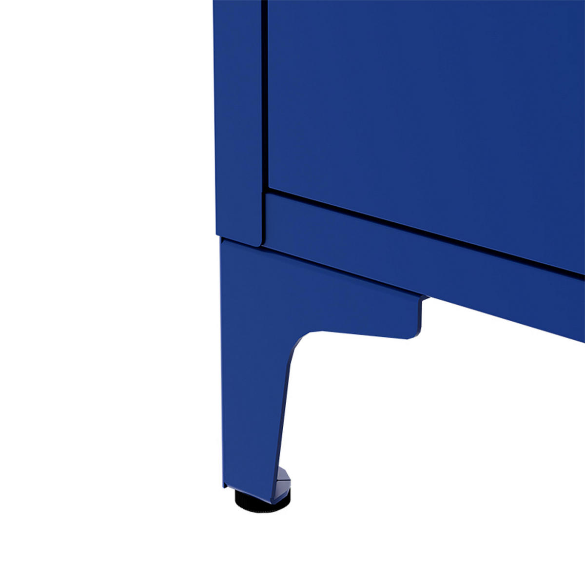SIDEBOARD 120 cm, Dunkelblau - Blau, Metall (40/63/120cm) - Oviala