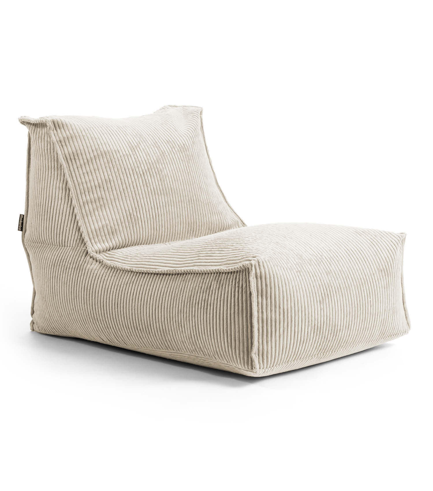 SITZSACK Cord Der Gelassene - Beige, Textil (100/65/65cm) - Mokebo