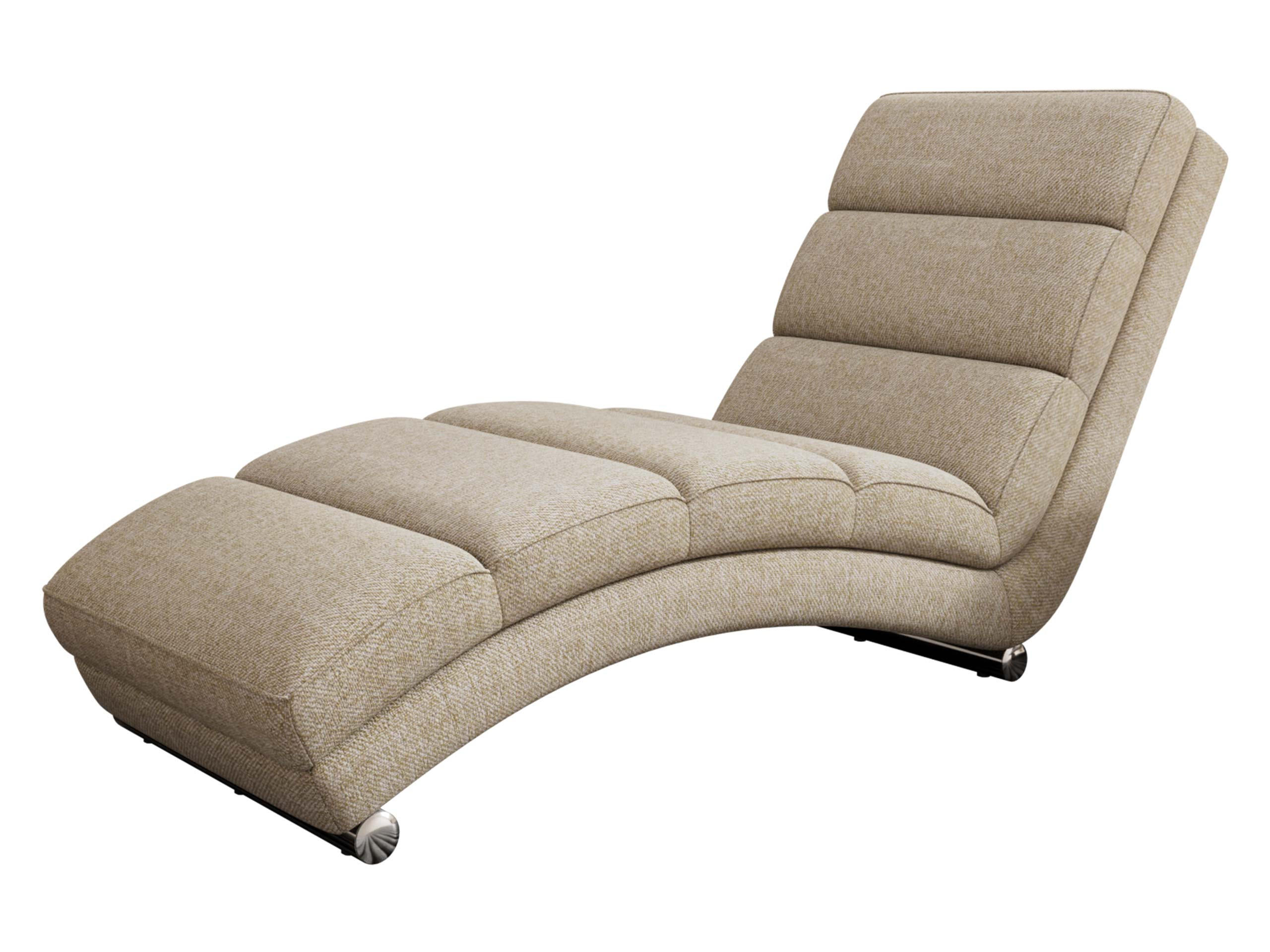 RELAXLIEGE Holiday - Chromfarben/Creme, Holz (62/84/180cm) - MIRJAN24