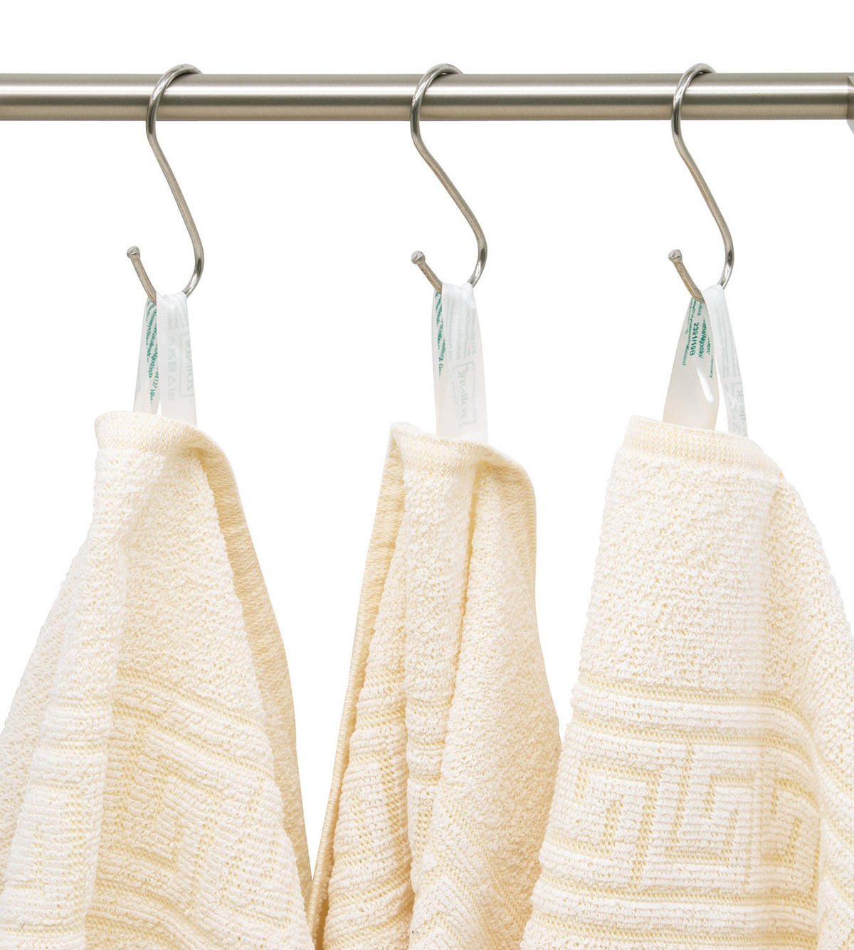 HANDTÜCHER, 10er-Set, 50x100 cm, 80% Baumwolle, 20% Polyester, Gelb - Gelb, Naturmaterialien (50/100cm) - Zollner