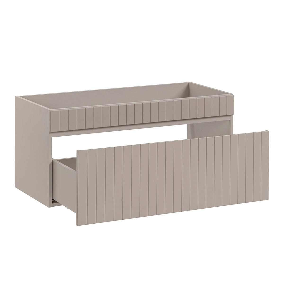 WASCHTISCHUNTERSCHRANK 100cm Zelie Kaschmir - Beige, Holzwerkstoff (100/46/46cm) - Petits-meubles