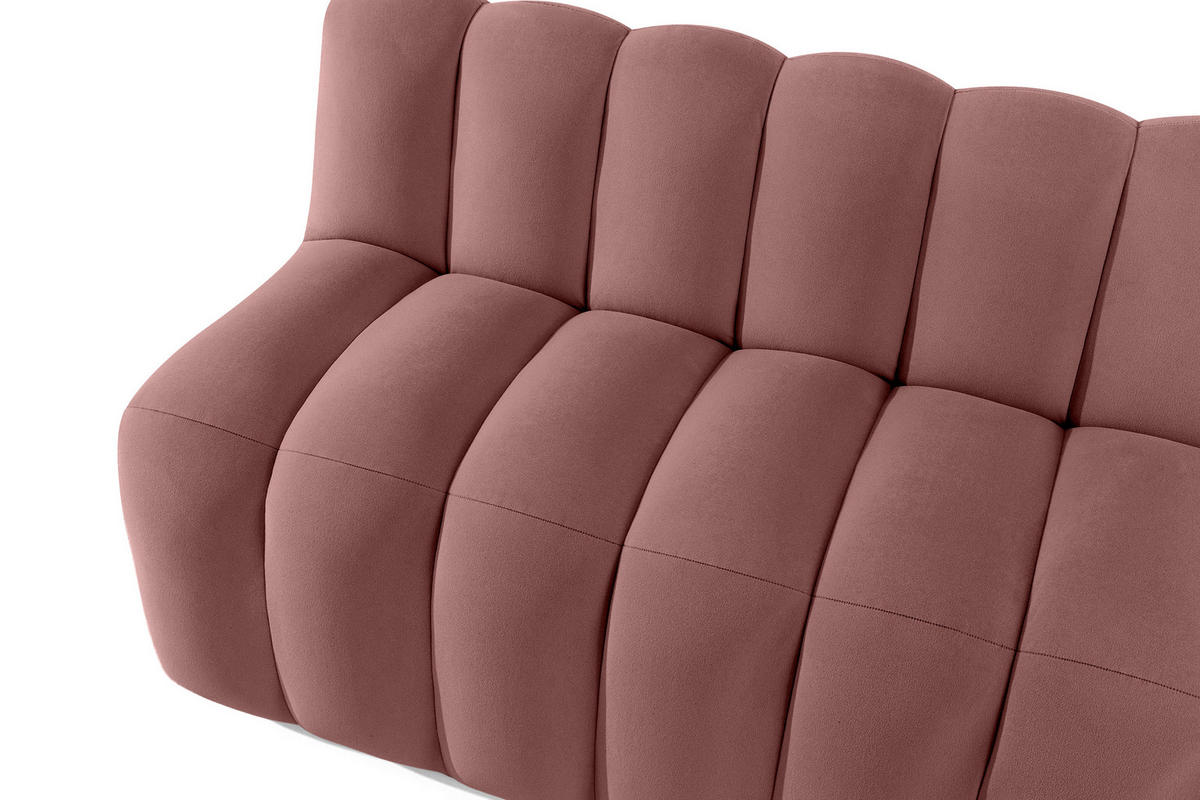 ESSZIMMERBANK CORDA, Rosa - Pink, Holz/Holzwerkstoff (123/78/71cm) - KONSIMO®