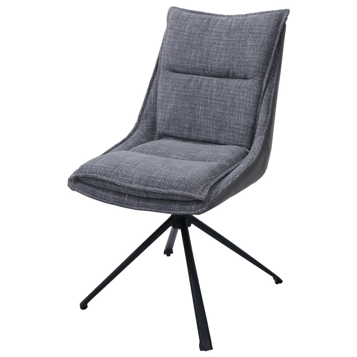 ESSZIMMERSTUHL Grau - Grau, Textil (52/92/52cm) - MCW