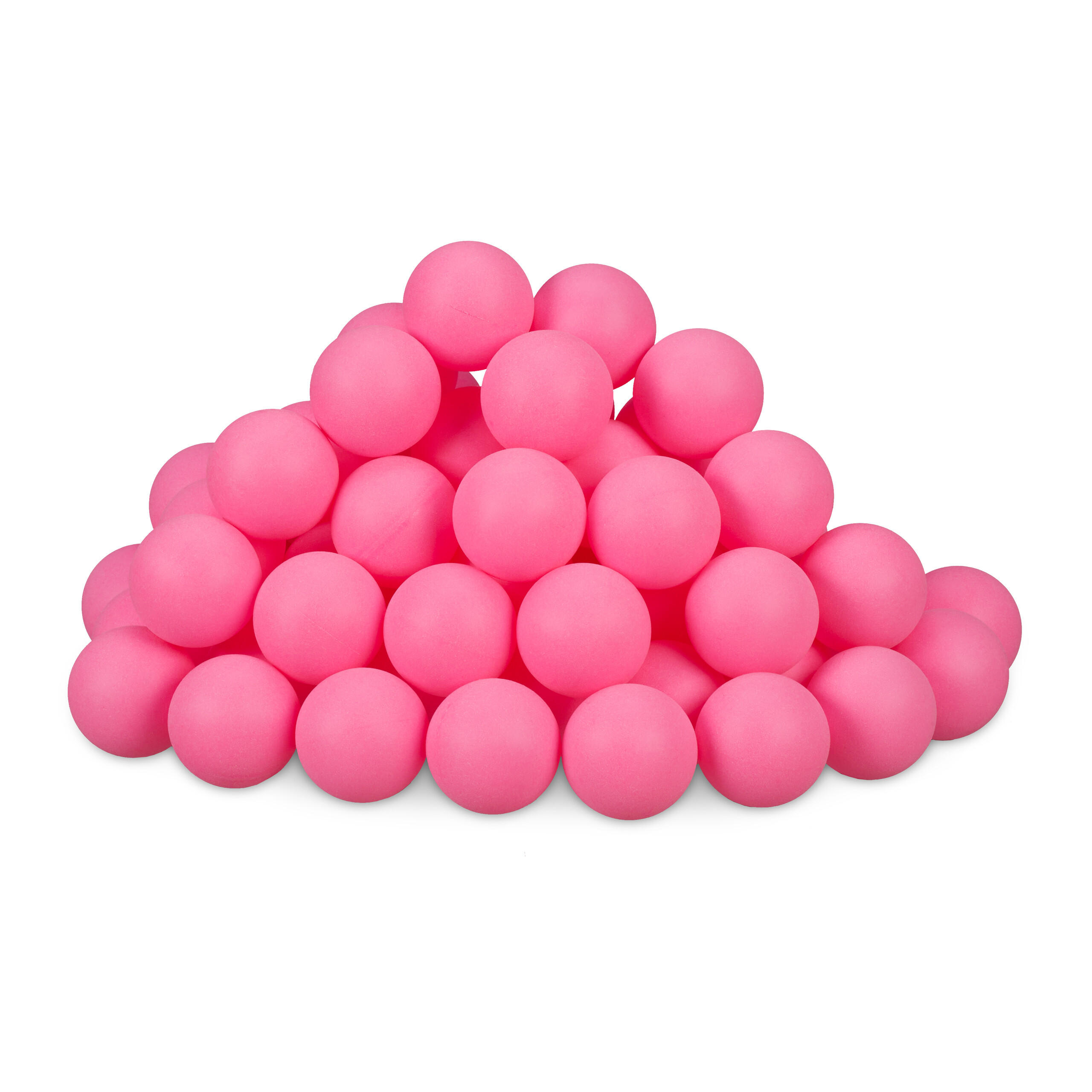 100XLOPTIČKY na pivo Pong - pink, plast (4/4/4cm) - Relaxdays