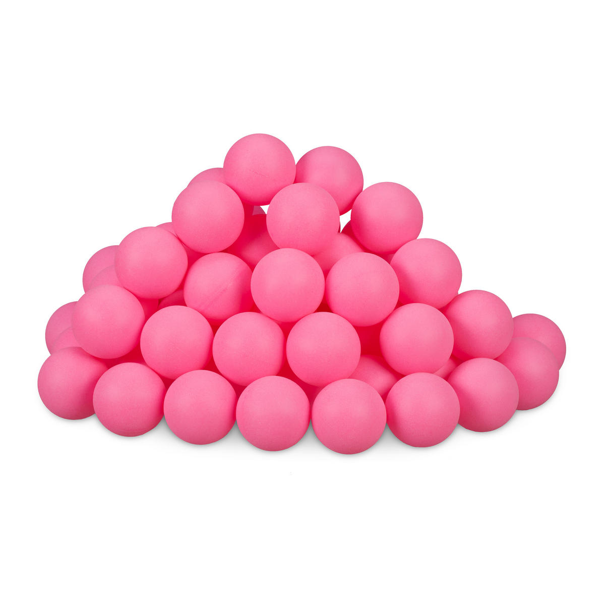 100XLOPTIČKY na pivo Pong - pink, plast (4/4/4cm) - Relaxdays