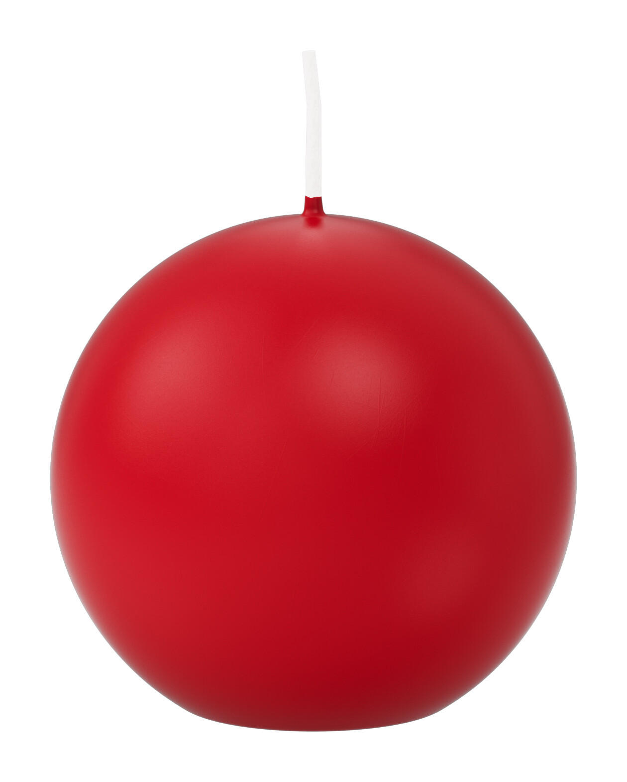 KUGELKERZEN Rot Ø 60 mm, 16 Stück - Rot, Paraffin (6/6/6cm) - Wiedemann Kerzen