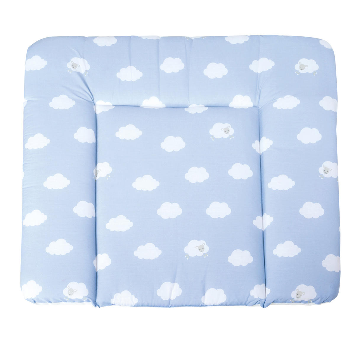 WICKELAUFLAGE Kleine Wolke blau - Hellblau, Textil (85/75cm) - Roba