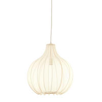 PENDELLEUCHTE Elati Braun 50/50/53 cm - Braun, Textil (50/50/53cm) - Light & Living