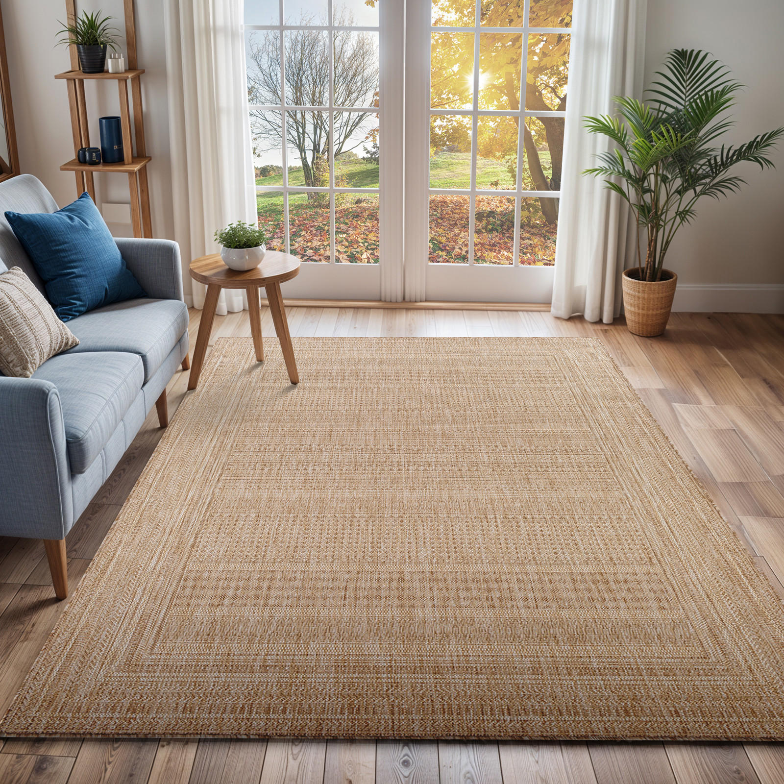 OUTDOORTEPPICH Jute-Optik 200/275 cm Beige - Braun, Kunststoff/Textil (200/275cm) - LIVABLISS