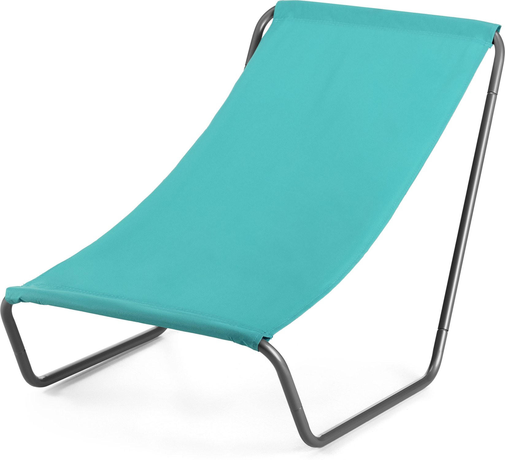 STRANDSESSEL bis 100 kg - Hellblau, Textil/Metall (51/60/97cm) - Outtec