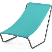 STRANDSESSEL bis 100 kg - Hellblau, Textil/Metall (51/60/97cm) - Outtec