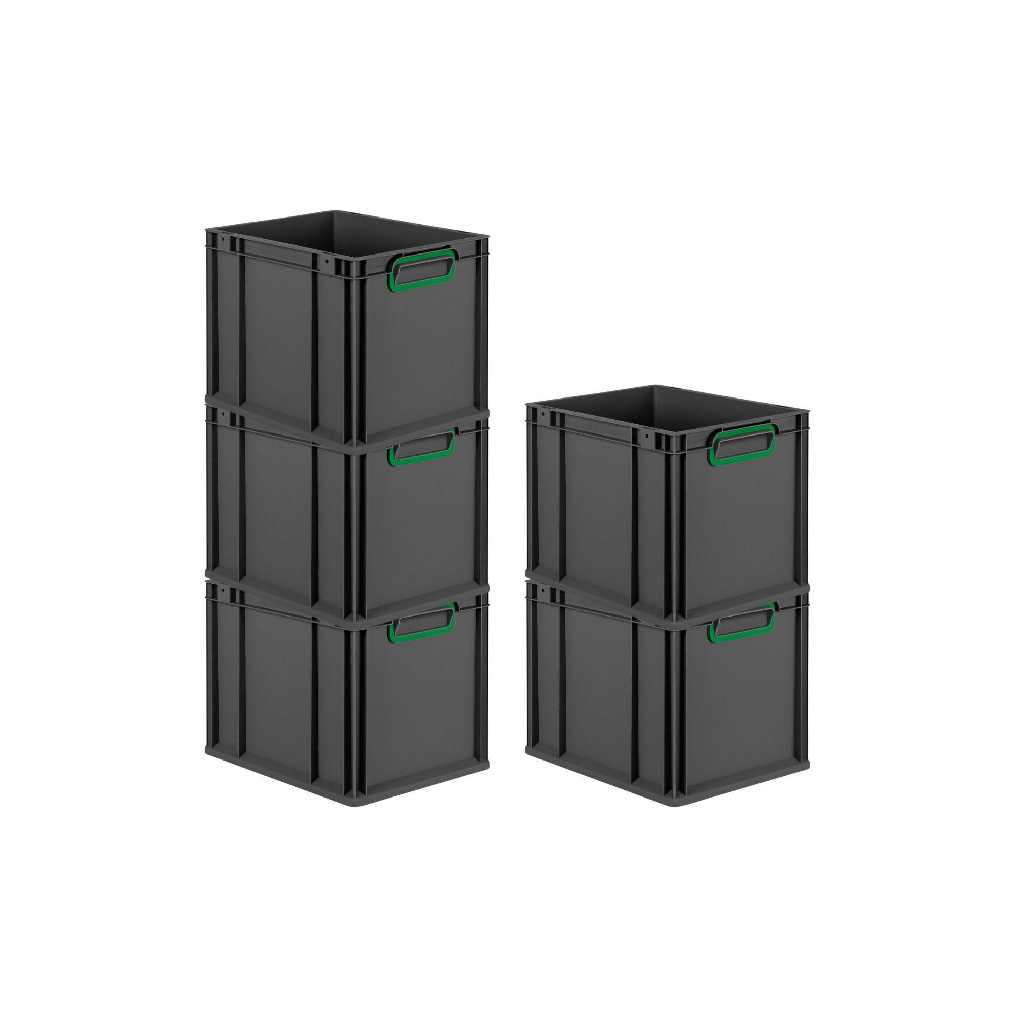 Proregal Eurobox Schwarz, Grün 30x32x40 cm