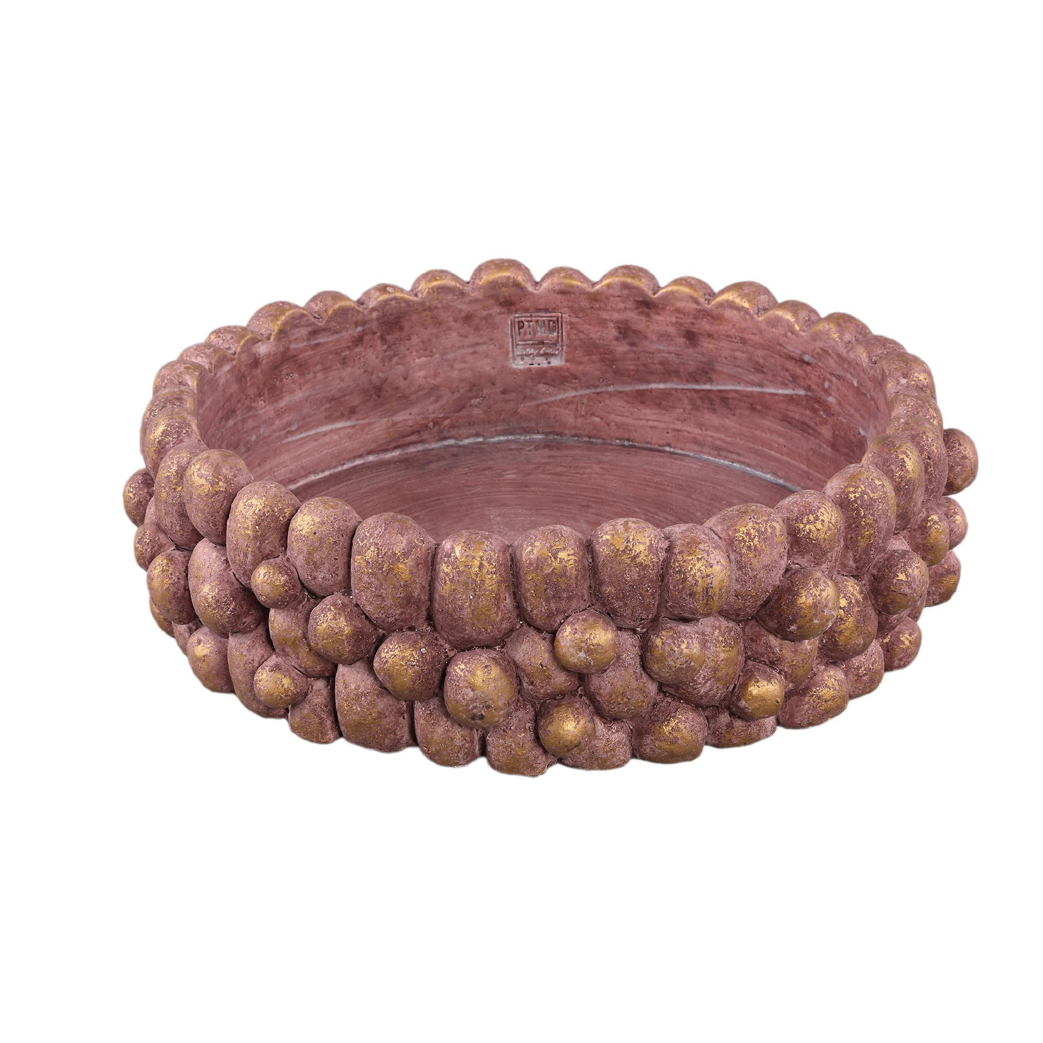 SCHALE Stenley Braun 46/46/13cm - Braun, Stein (13cm) - PTMD Collection