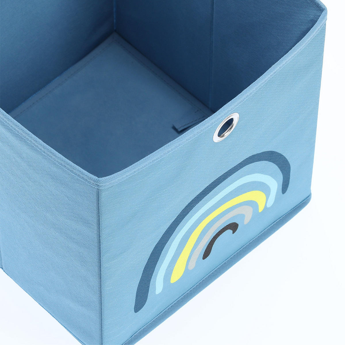 AUFBEWAHRUNGSBOX Rainbow, Vlies - Blau - Blau, Textil (28/28cm) - Zeller Present