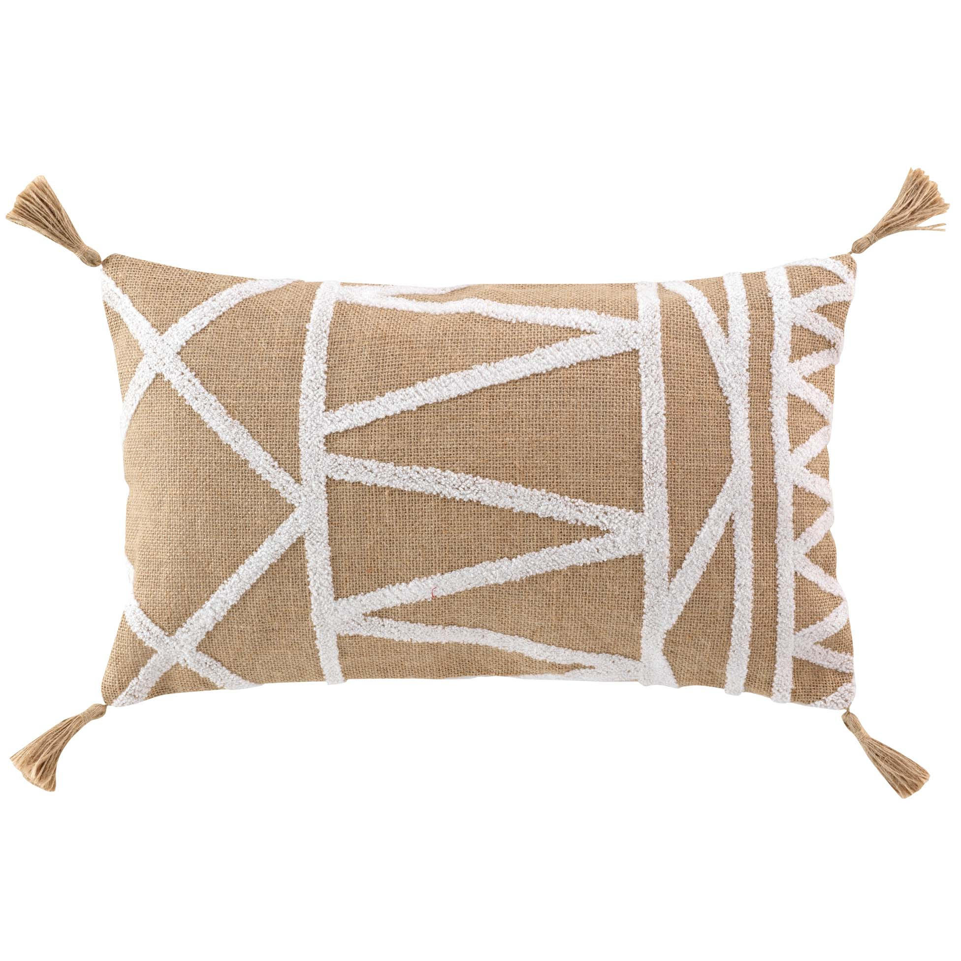 ZIERKISSEN Asmara 30/50 cm - Beige, Naturmaterialien (30/50cm) - Douceur d´intérieur