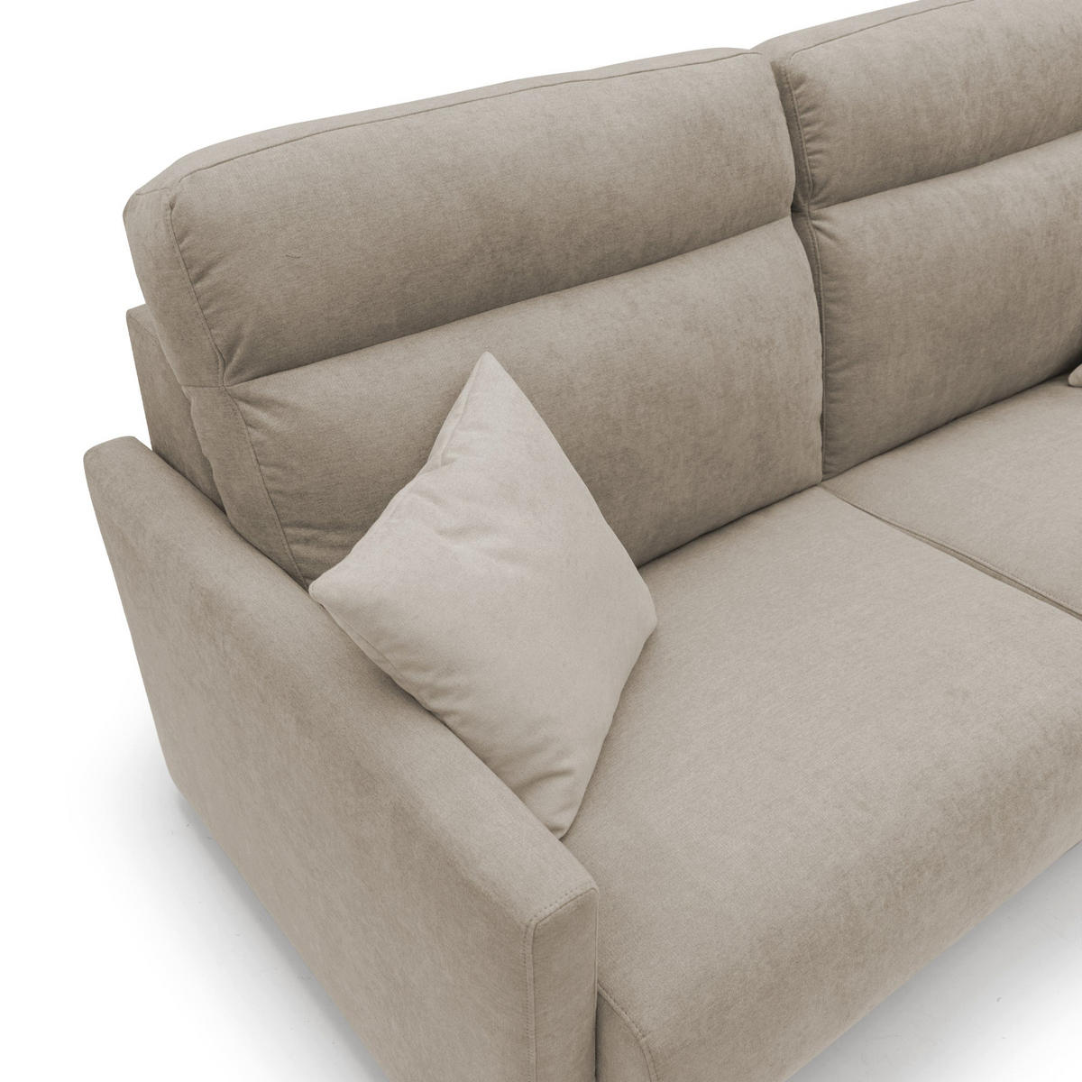 SCHLAFSOFA Margot - Beige, Textil (196/102/97cm) - Divani.store