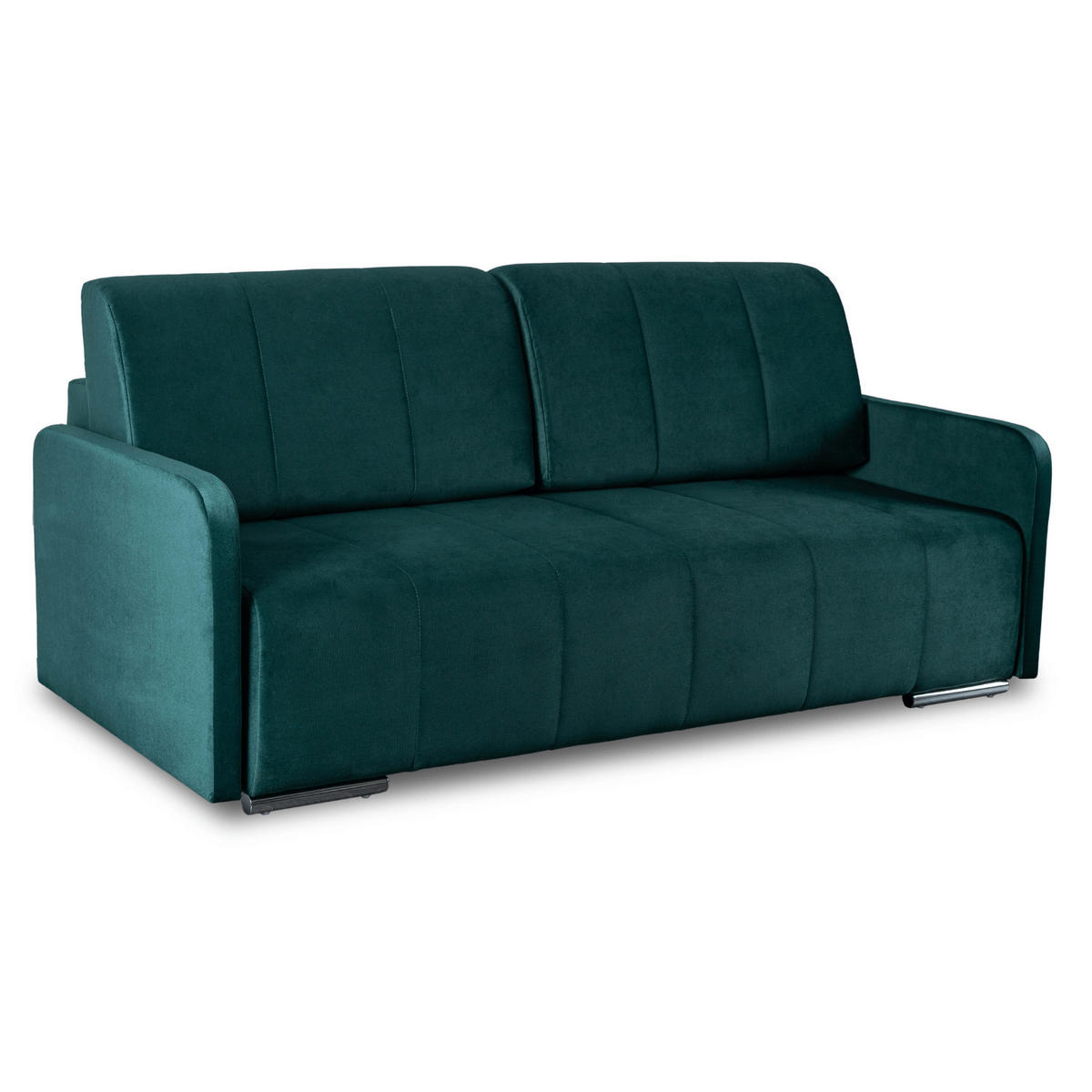 SOFA IBIZA ausziehbar mit Schlaffunktion Grün - Grün, Holz/Textil (202/93/97cm) - makarowski meble