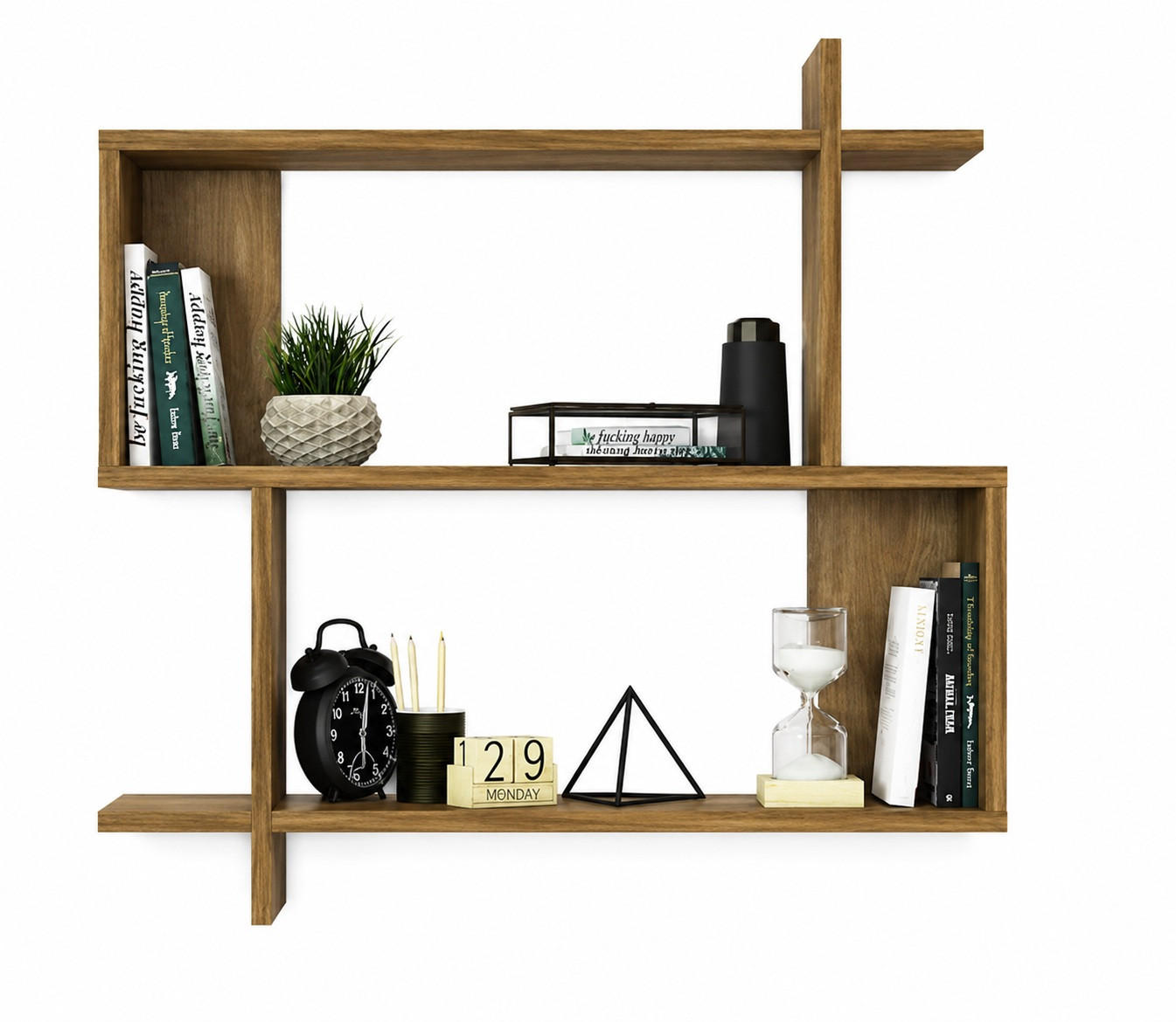 WANDREGAL Mina - Braun, Holzwerkstoff (90/81/22cm) - Decorotika