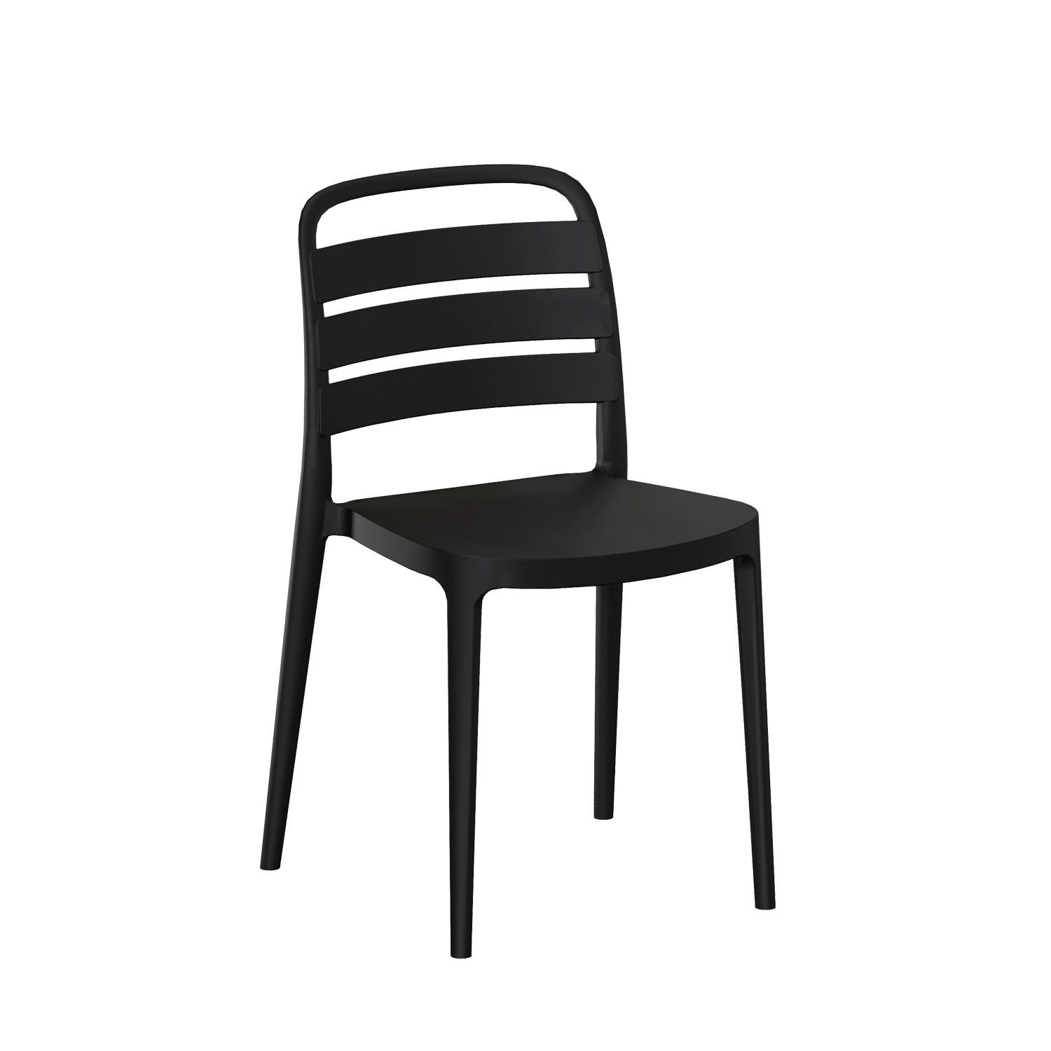 STUHL FÜR DRAUSSEN Zira Grau 42 cm x 80 cm - Grau, Kunststoff (42/80/52cm)