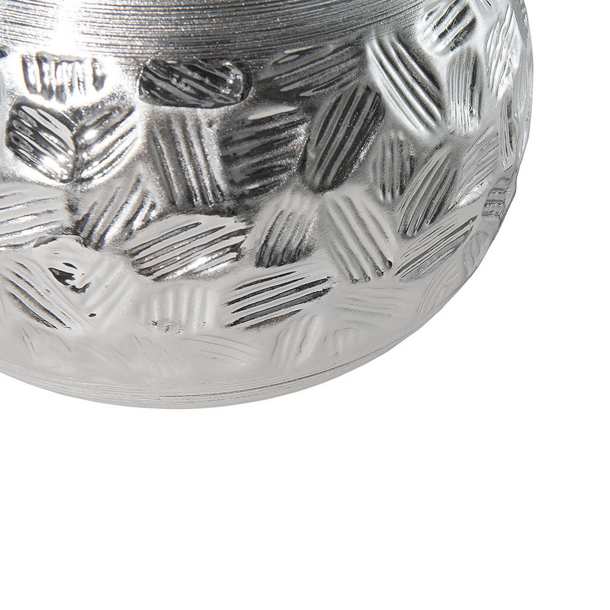 TISCHLAMPE Yakima 28/28/43 cm - Grau, Keramik (28/28/43cm) - Beliani