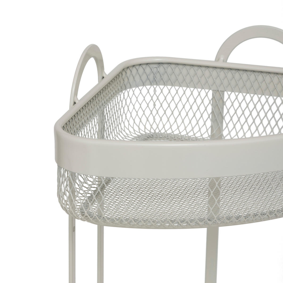 ARBEITSPLATTENREGAL 2 Körbe Mayaj 23/23/33,5 cm - Grau, Metall (23/33.5/23cm) - 5five Simply Smart
