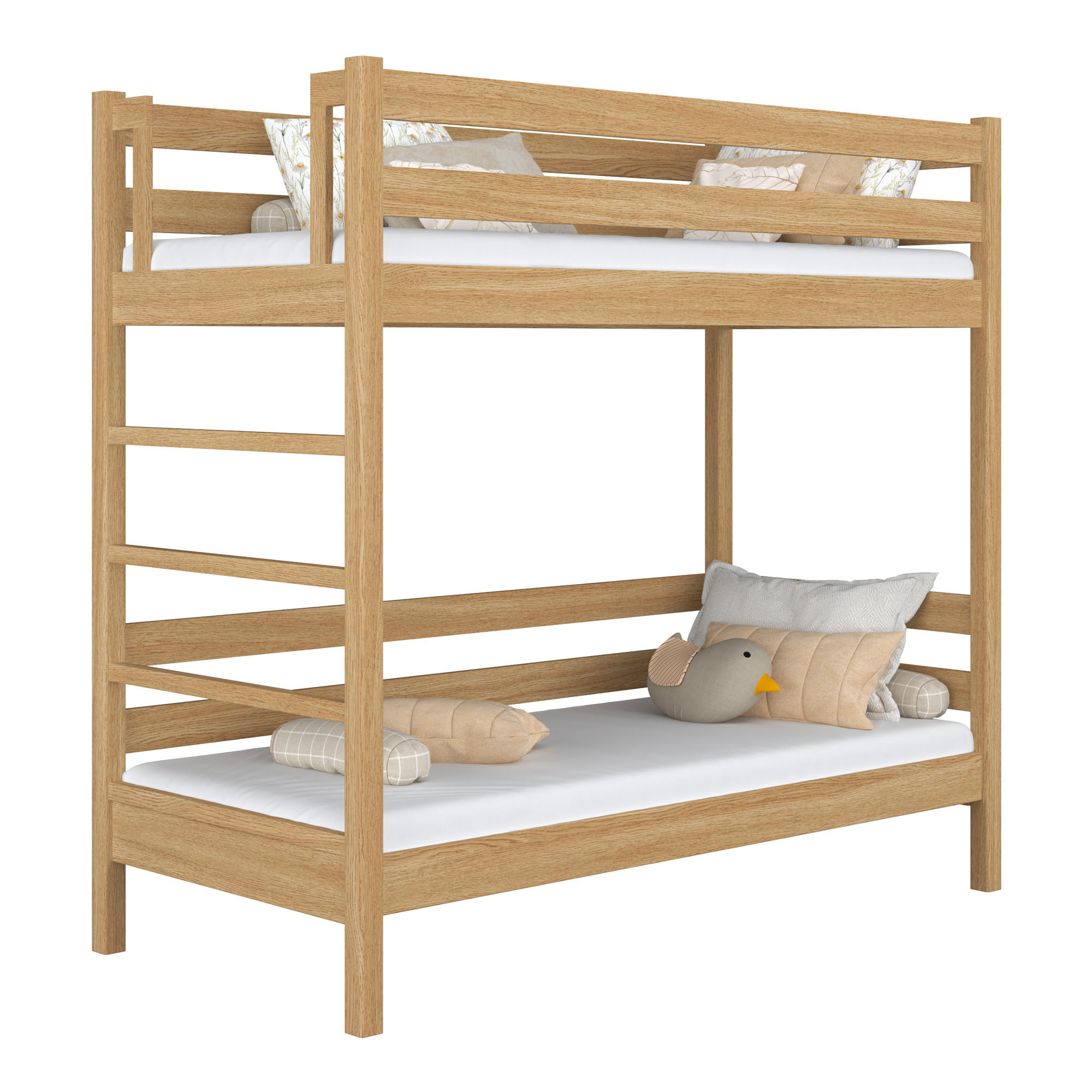 N-Wood Etagenbett Eiche Artisan 120x200 cm