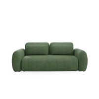SOFA Carmela 3 Sitzplätze Grün - Grün, Holz (266/95/121cm) - Petits-meubles