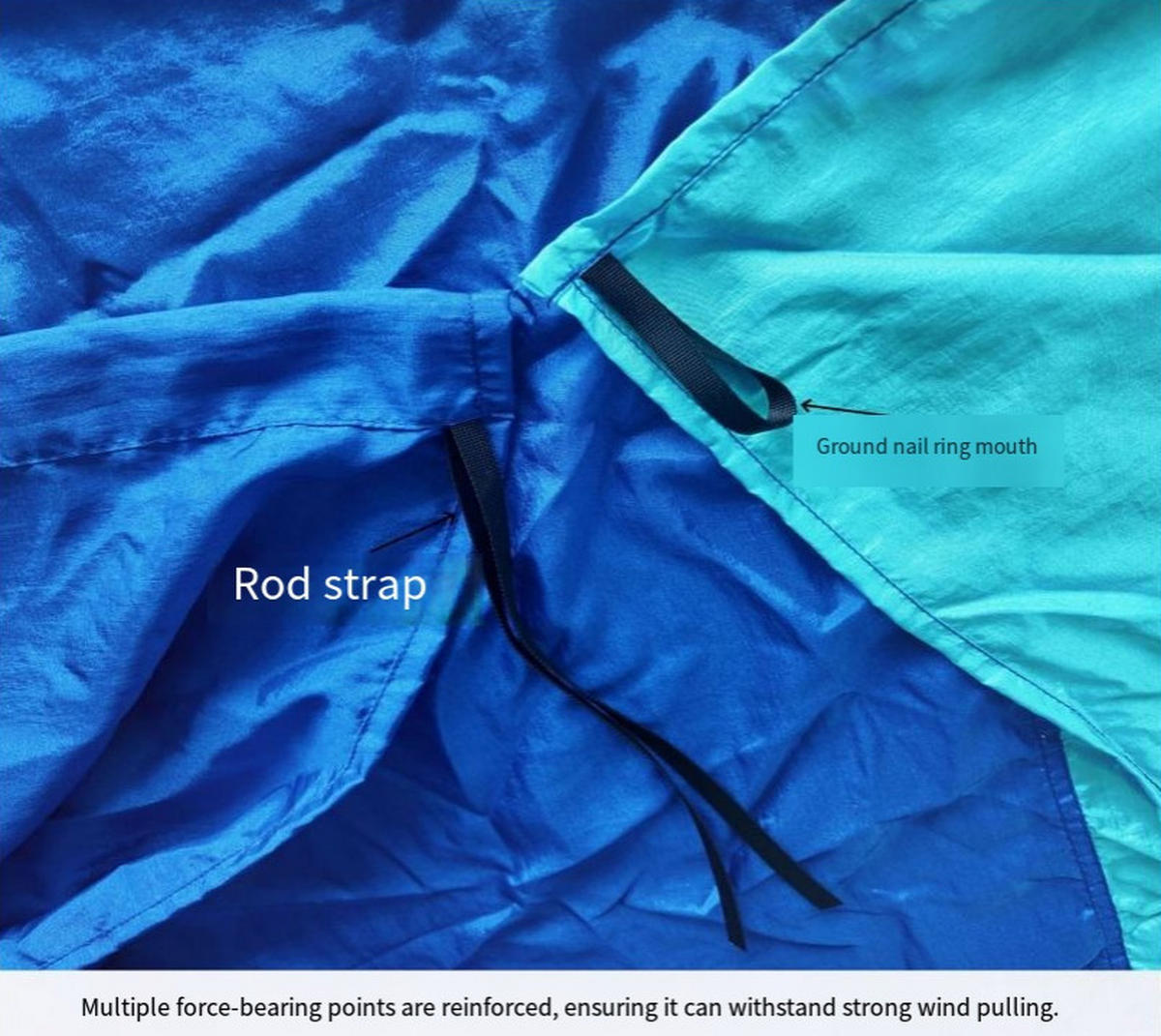 SONNENSEGEL, Blau, 500 x 300 cm - Blau, Textil (300/500cm) - Weltevree