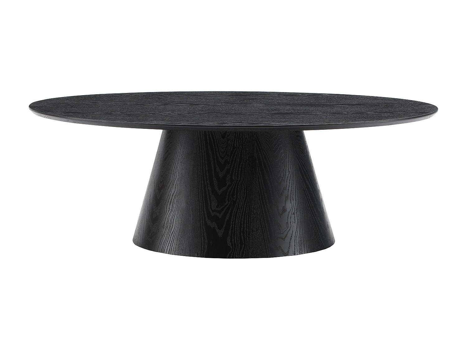 COUCHTISCH - 120 cm x 60 cm - Holz, Platte - Schwarz - ANTELADA - Schwarz, Holz (60/120/40cm) - Vente-Unique