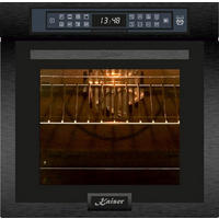 EINBAUBACKOFEN EH 6306 N RS Schwarzes Glas, Air Fryer 60 cm - Schwarz, Metall (59.4/59.4/57.5cm) - Kaiser Küchengeräte