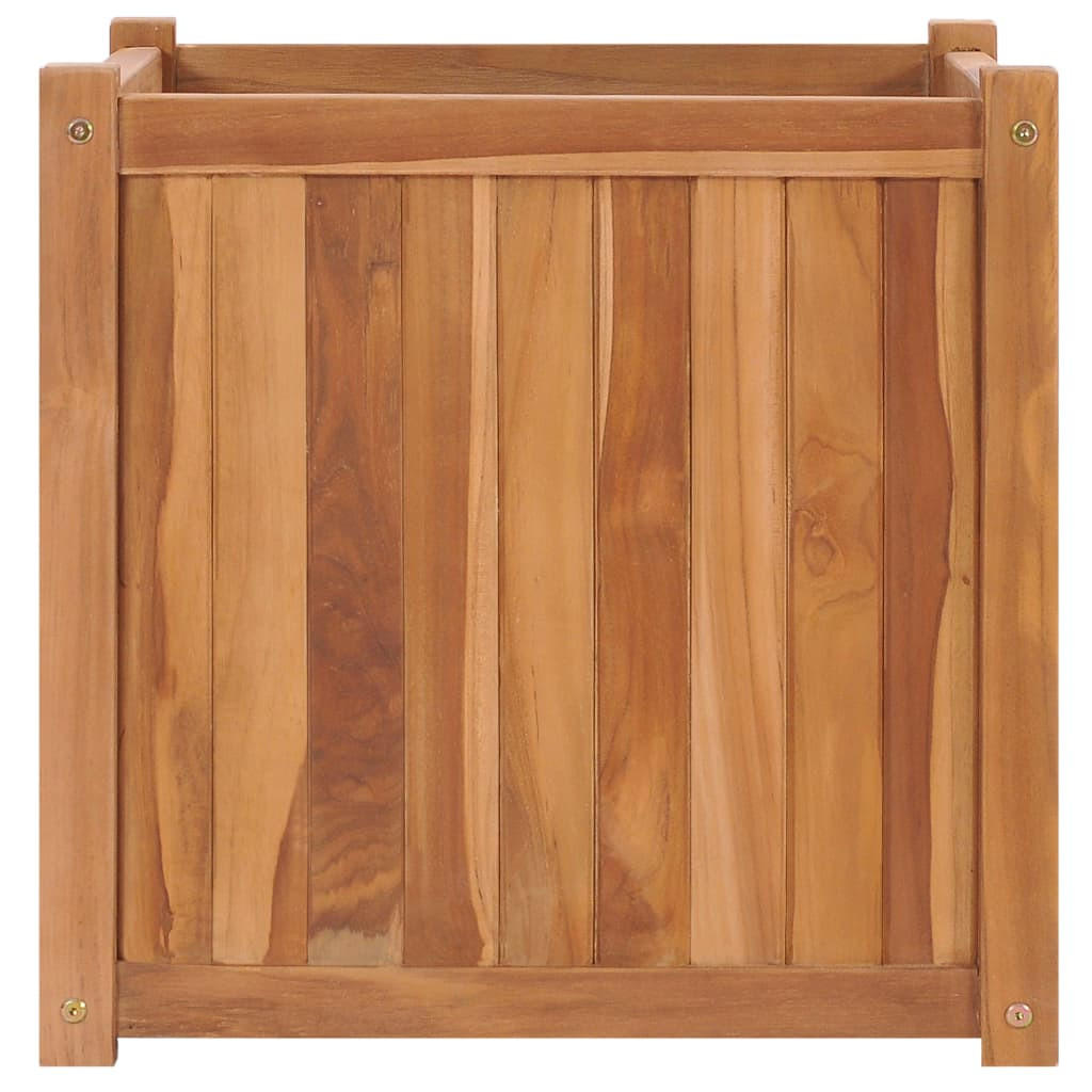 HOCHBEET 50x50x50 cm Massivholz Teak - Braun, Holz (50/50/50cm) - furnicato