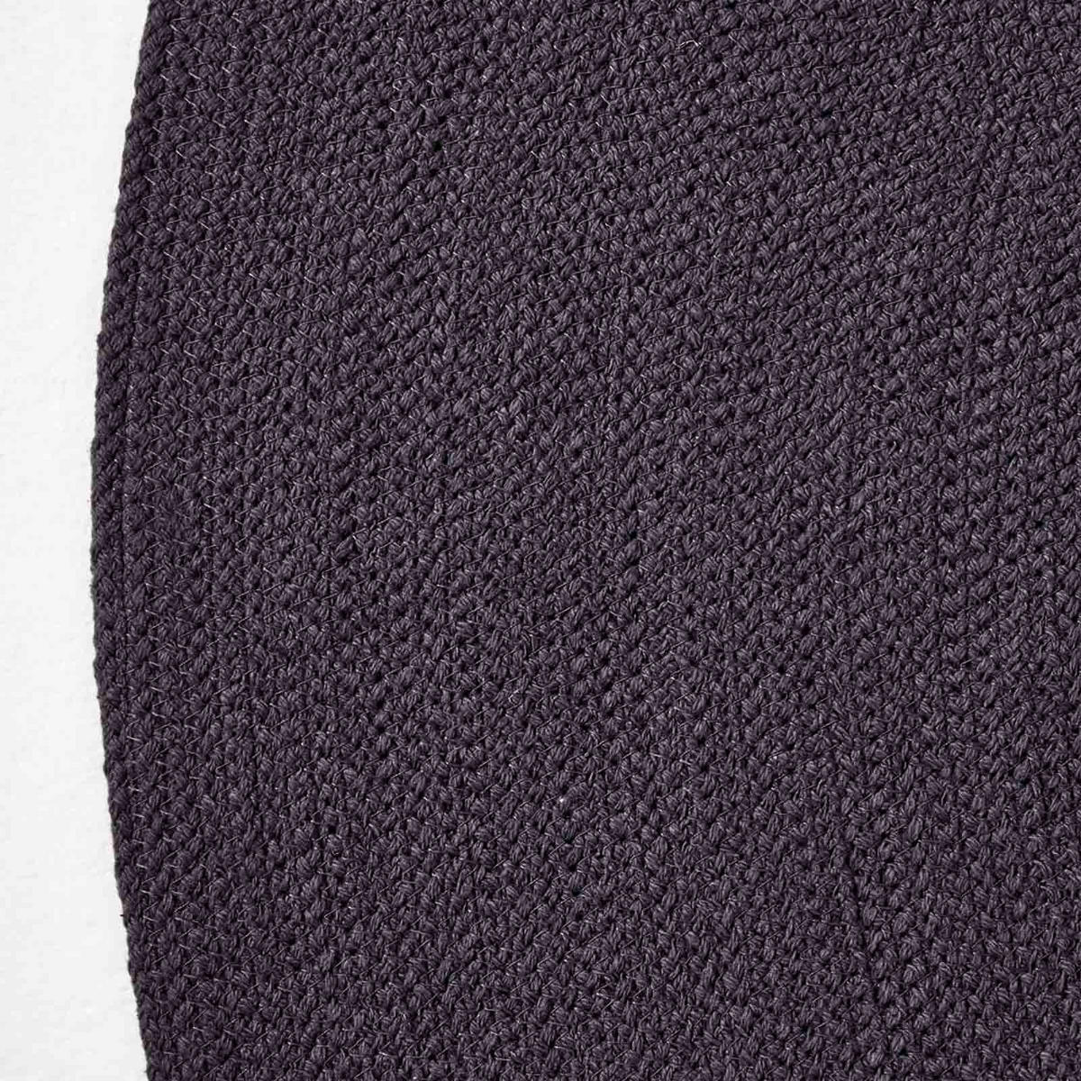 TEPPICH geflochten rund 150 cm - Schwarz, Textil (150/150cm) - Homescapes