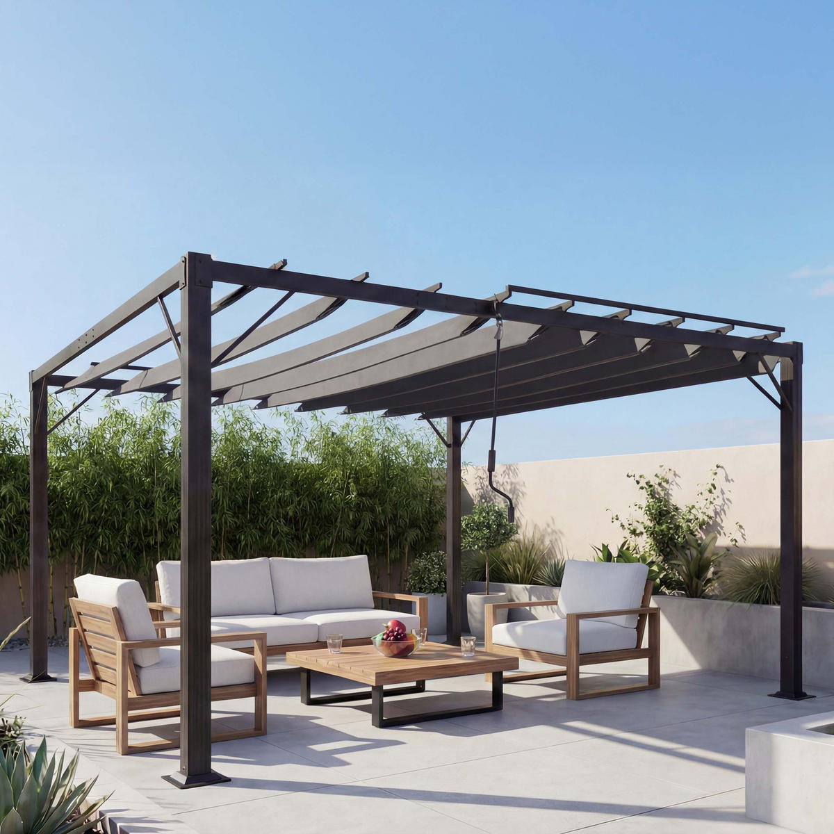 PERGOLA Anthrazit - Anthrazit, Metall (290/213/295cm) - MCW
