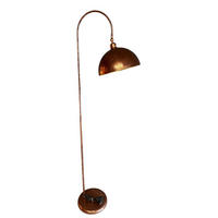 STEHLAMPE Gorkiede E27, verstellbarer Lampenschirm aus Metall - Kupferfarben, Metall (37/37/170cm) - Bamyum